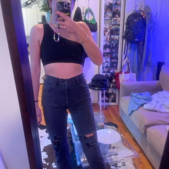 Citizens of Humanity Charlotte High Rise Straight in Happy Hour - Picture 9 of 9